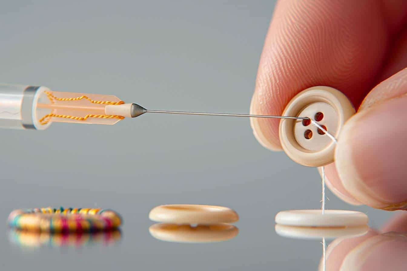 Comment recoudre un bouton en quelques étapes simples